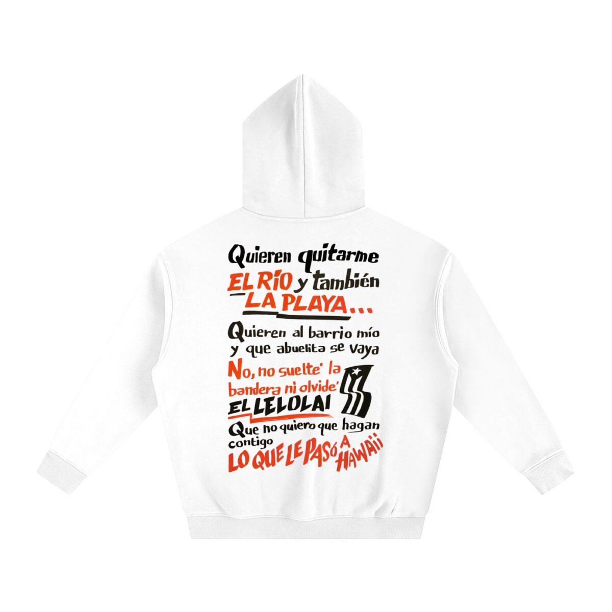 LO QUE LE PASÓ A HAWAII - Oversize Fleeced Hoodie