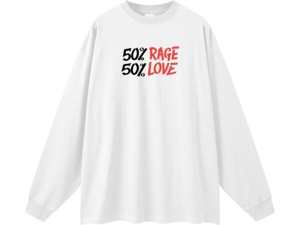 50/50 - Long Sleeve T-Shirt
