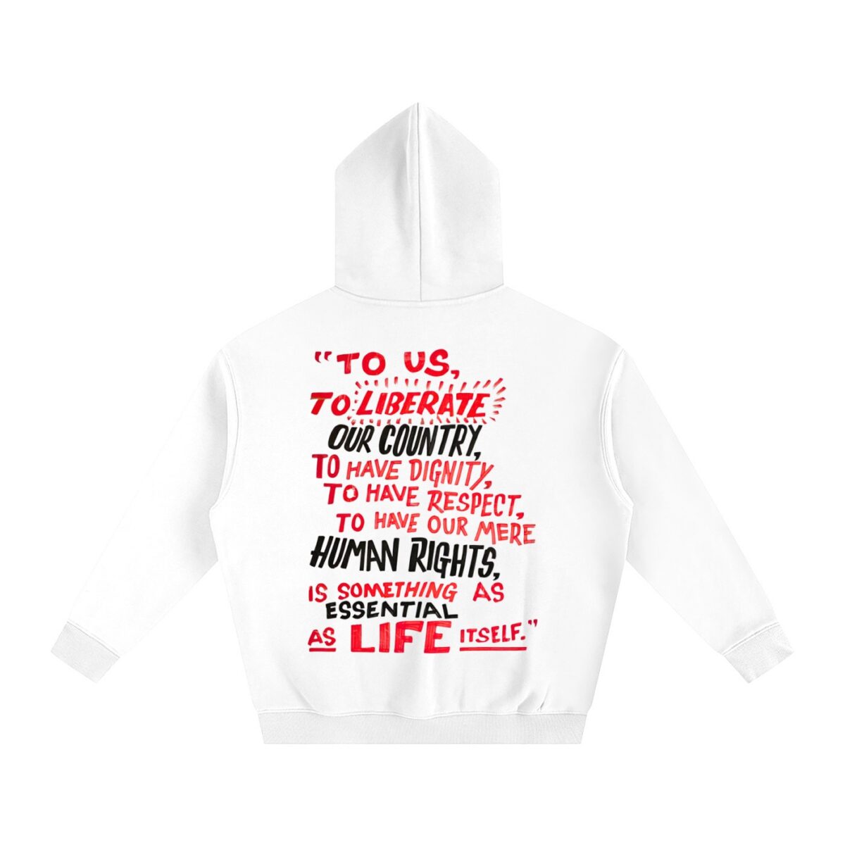 LIFE ITSELF - Oversize Fleeced Hoodie