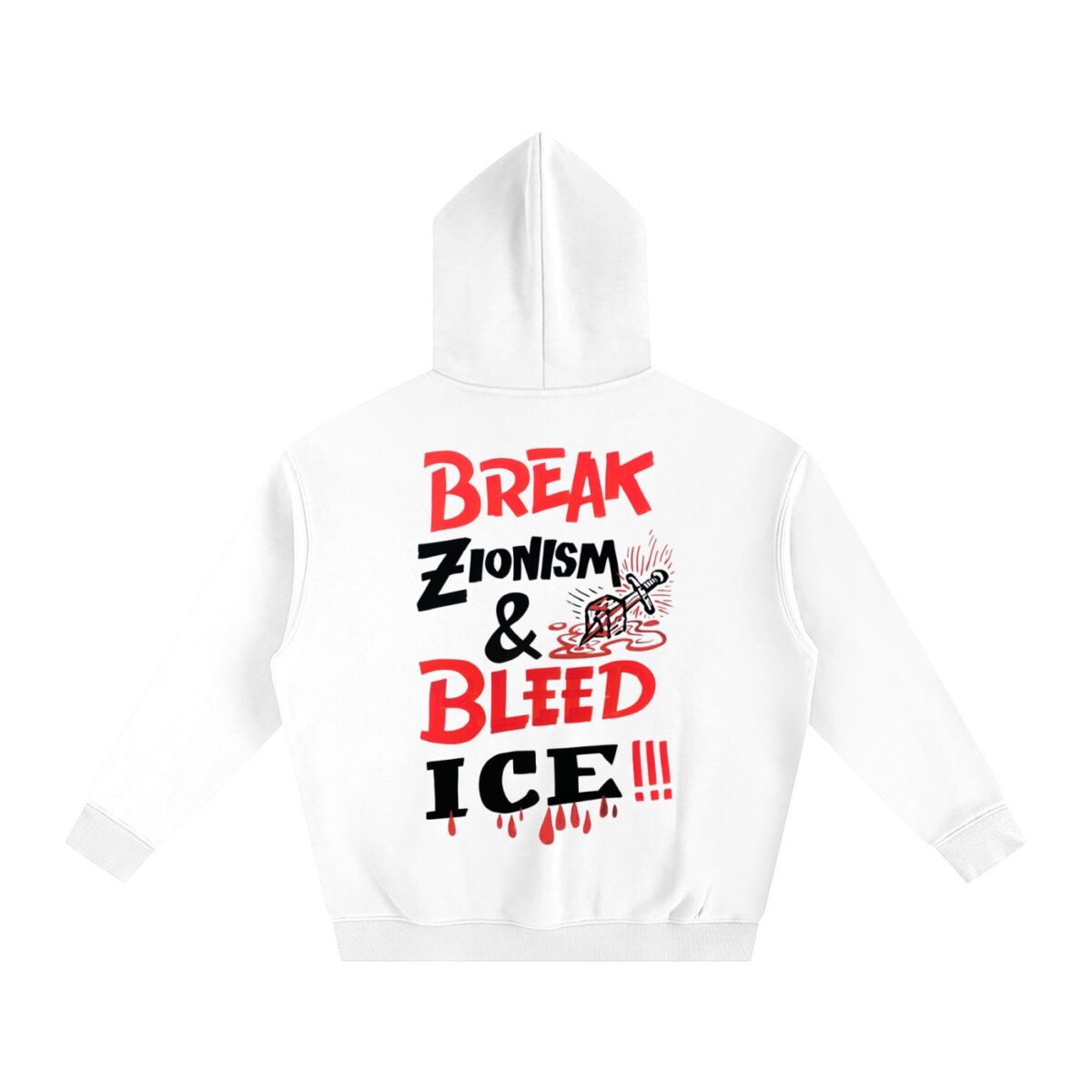 BLEED ICE - Oversize Fleeced Hoodie