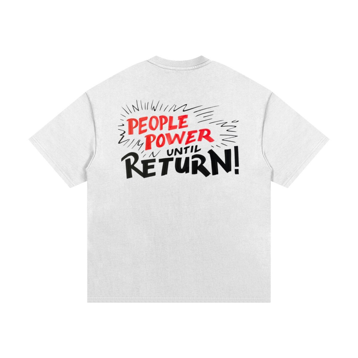 PEOPLE POWER - Heavyweight Cotton T-Shirt