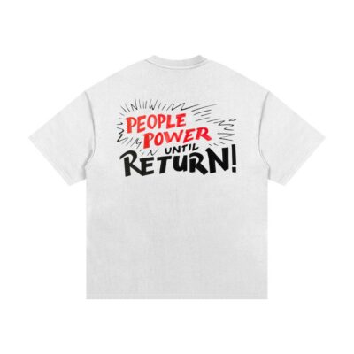 PEOPLE POWER - Heavyweight Cotton T-Shirt