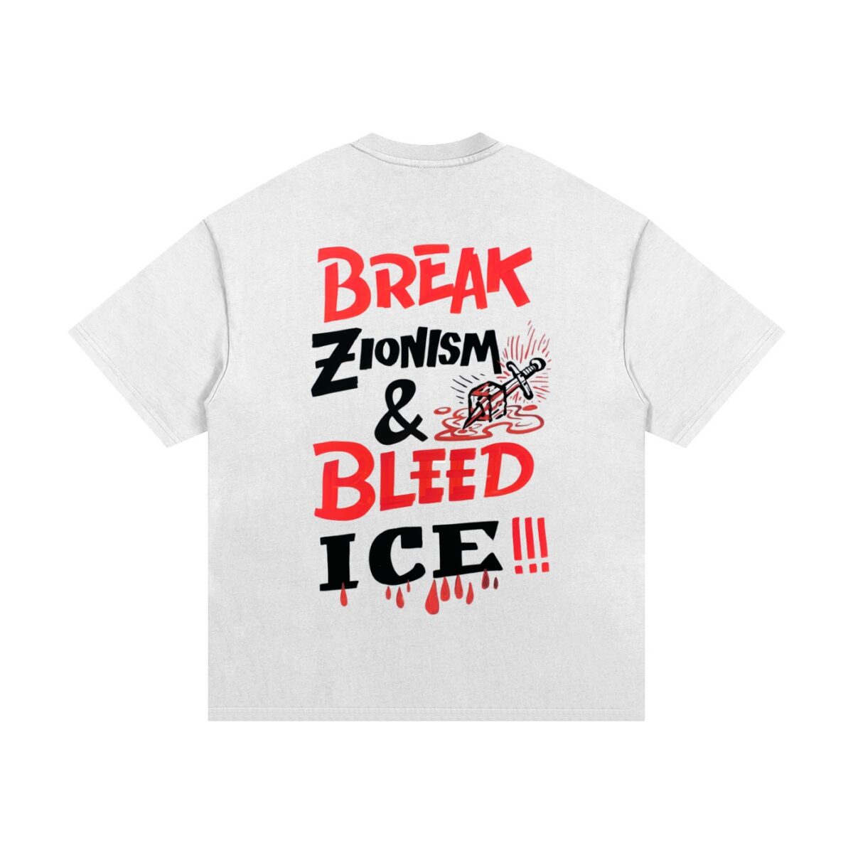 BLEED ICE - Heavyweight Cotton T-Shirt