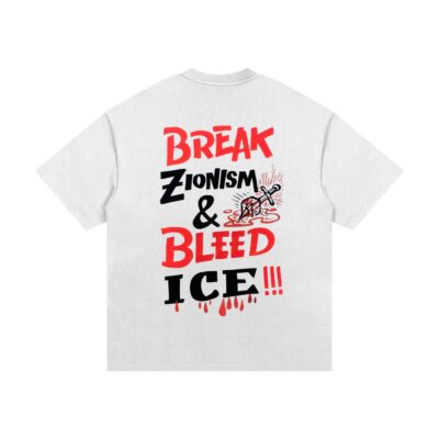 BLEED ICE - Heavyweight Cotton T-Shirt