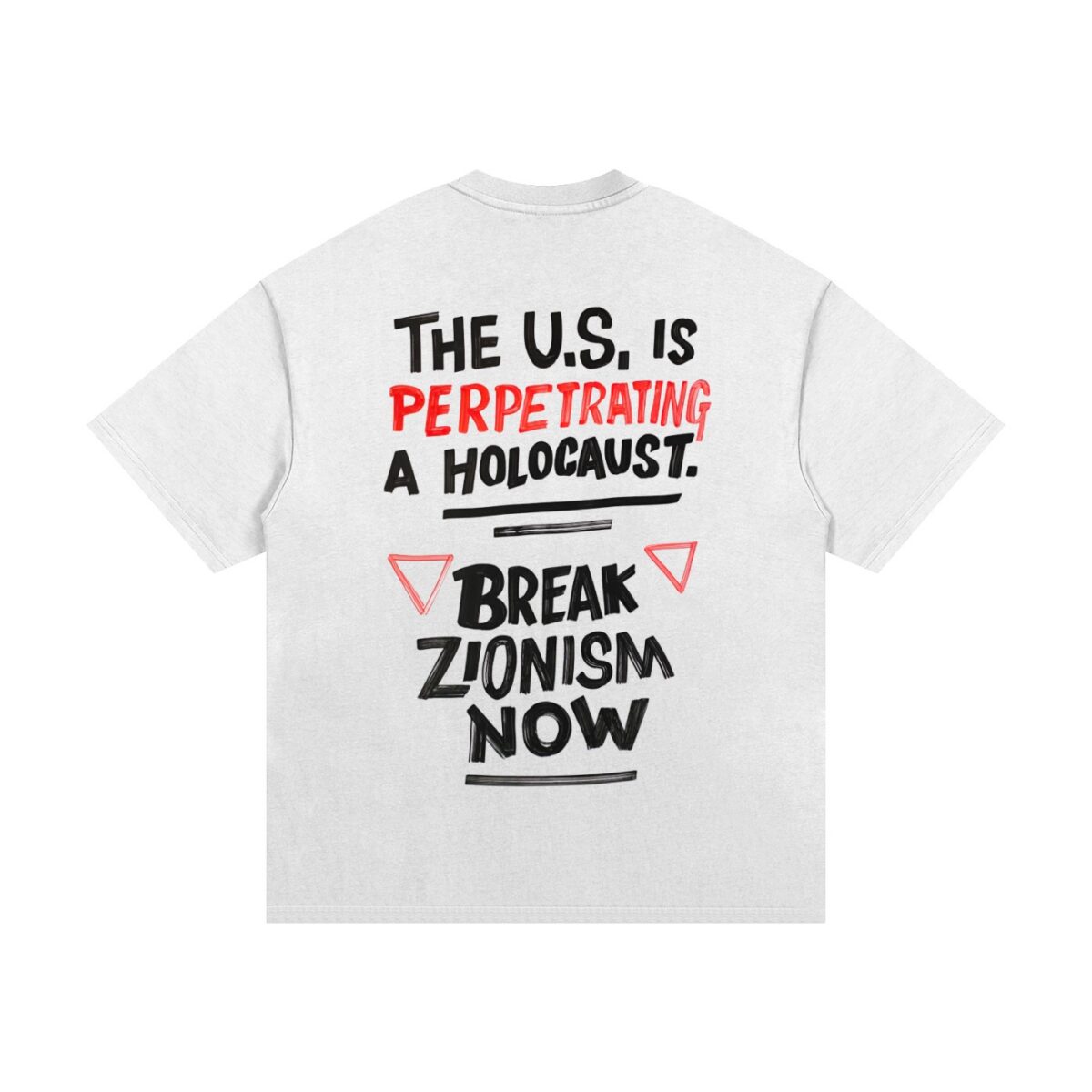 BREAK ZIONISM - Heavyweight Cotton T-Shirt