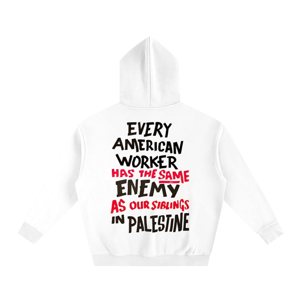 SAME ENEMY - Oversize Fleeced Hoodie