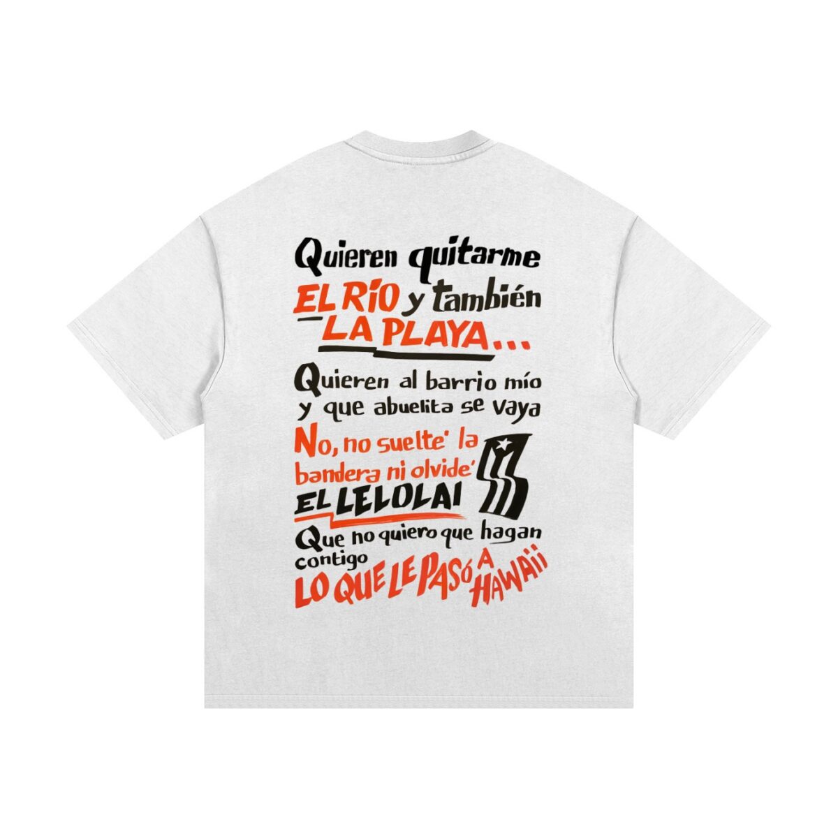 LO QUE LE PASÓ A HAWAII - Heavyweight Cotton T-Shirt