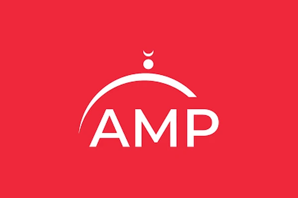 AMP (American Muslims for Palestine) logo