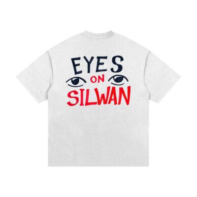 EYES ON SILWAN - Heavyweight Cotton T-Shirt