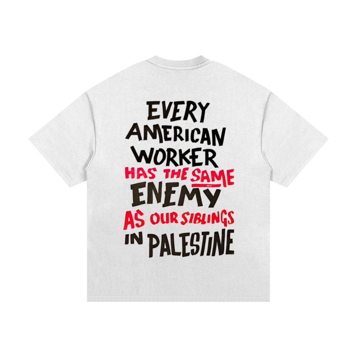 SAME ENEMY - Heavyweight Cotton T-Shirt