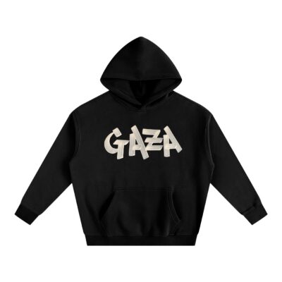GAZA #2 - Oversize Fleeced Hoodie