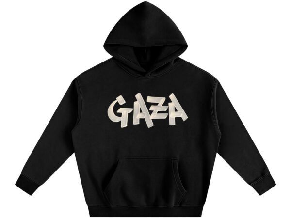 GAZA #2 - Oversize Fleeced Hoodie